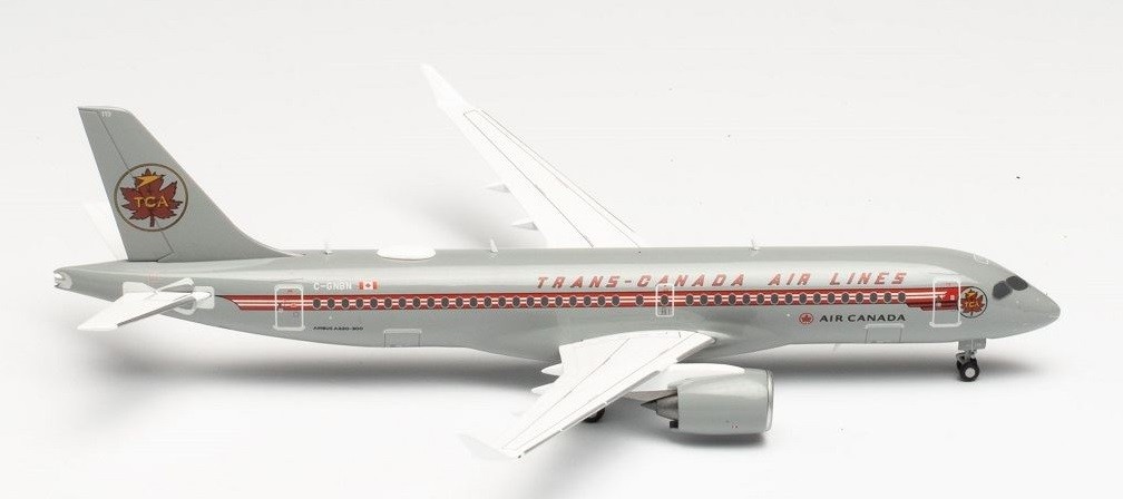 Airbus A220-300 Air Canada Herpa cadeau idéal pilote maquette avion rétro collector 1/200
