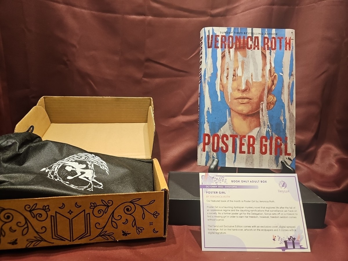 POSTER GIRL Veronica Roth FAIRYLOOT Exclusive 1st edition 1st