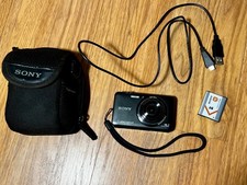Sony Cyber-shot DSC-WX9 16.2MP Digital Camera - Black for sale