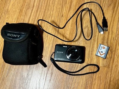Sony Cyber-shot DSC-WX9 16.2MP Digital Camera - Black for sale