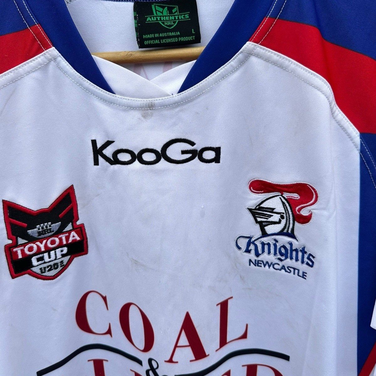 Kooga(クーガ)ニューカッスルナイツNRLラグビージャージ　ホーム　2010 Kooga(クーガ)ニューカッスルナイツNRLラグビージャージ ホーム