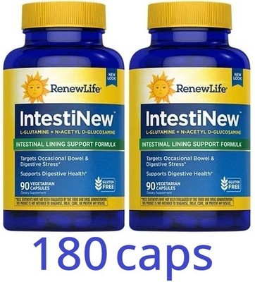 IntestiNew, L-Glutamine 2x90 veggie caps, stärkt die Darmschleimhaut