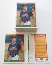 Lot of (100) 1992 Upper Deck Mark Wohlers RC #56 Rookie Card Nm/Mt to Mint
