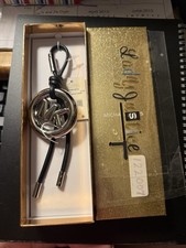 Michael Kors Silver Logo MK Circle bag Charm , NWT