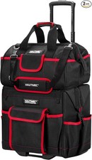 Tool Bag Set 15 Inch Rolling with Shoulder Strap