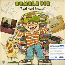 Humble Pie Vinyl Record signed Peter Frampton & Jerry., Lost and Found ACOA