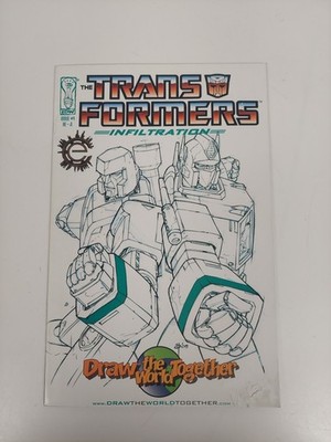 Transformers Infiltration 4 DAMAGED Furman/ Su (Draw The World Together Variant)