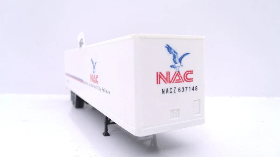 HO 45' Nashville & Ashland City Railway NAC Trailer ONLY For Flat Train Car 1of2 - Image 2 of 4