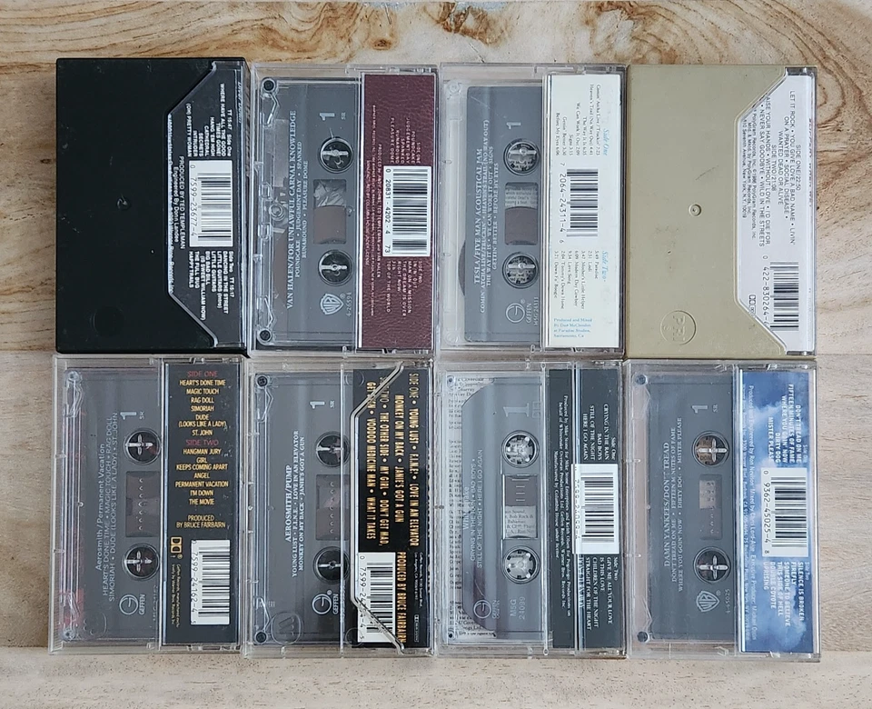 Hard Rock & Hair Metal Vintage Cassette Collection LOT (x8) - Image 3 of 4