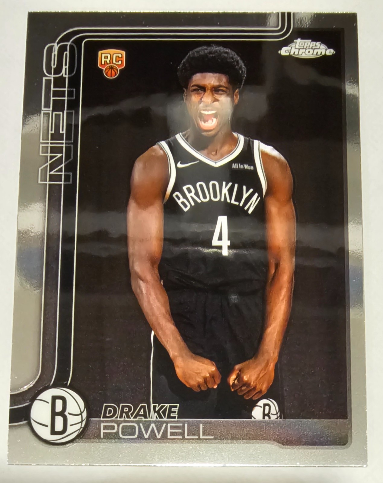 2025-26 Topps Chrome Drake Powell SP Rookie Variation Card #272