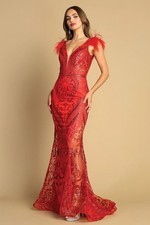 Banjul   STRAPLESS EMBELLISHED MERMAID GOWN