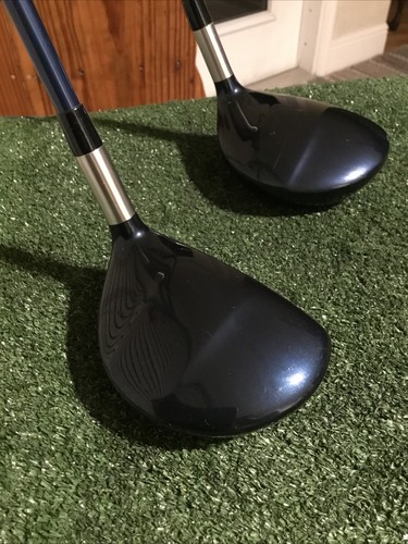 Mizuno Blue Rage T-Zoid Forged Woods Set 3W & 5W Regular Exsar Platinum Graphite - Picture 6 of 11
