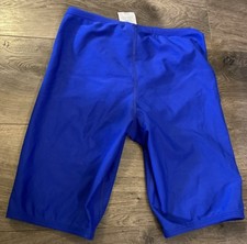 Dolfin boys Swim Kids Royal Blue jammer performance swim trunks Sz30 W 21  In 8