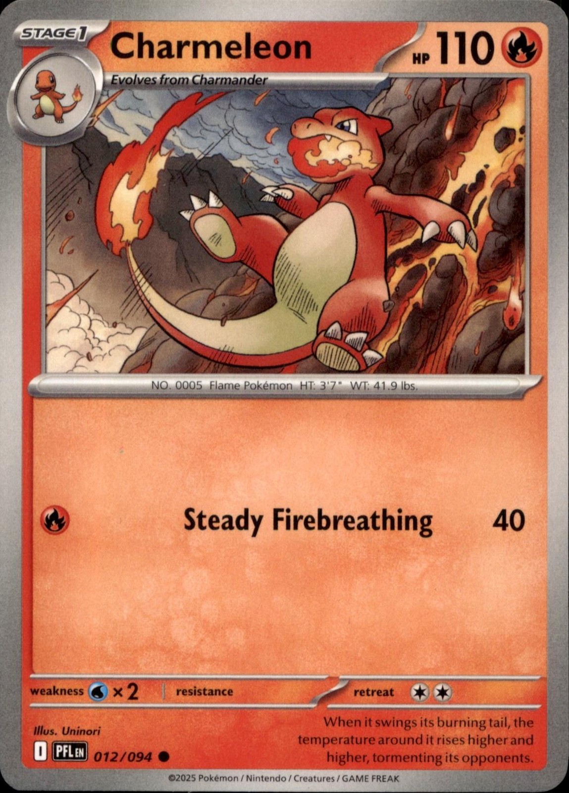 ME02: Phantasmal Flames #012/094 Charmeleon