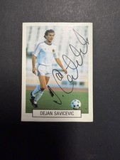 AUTOGRAFO DEJAN SAVICEVIC FIGURINA CALCIOFLASH PANINI AC MILAN JUGOSLAVIA