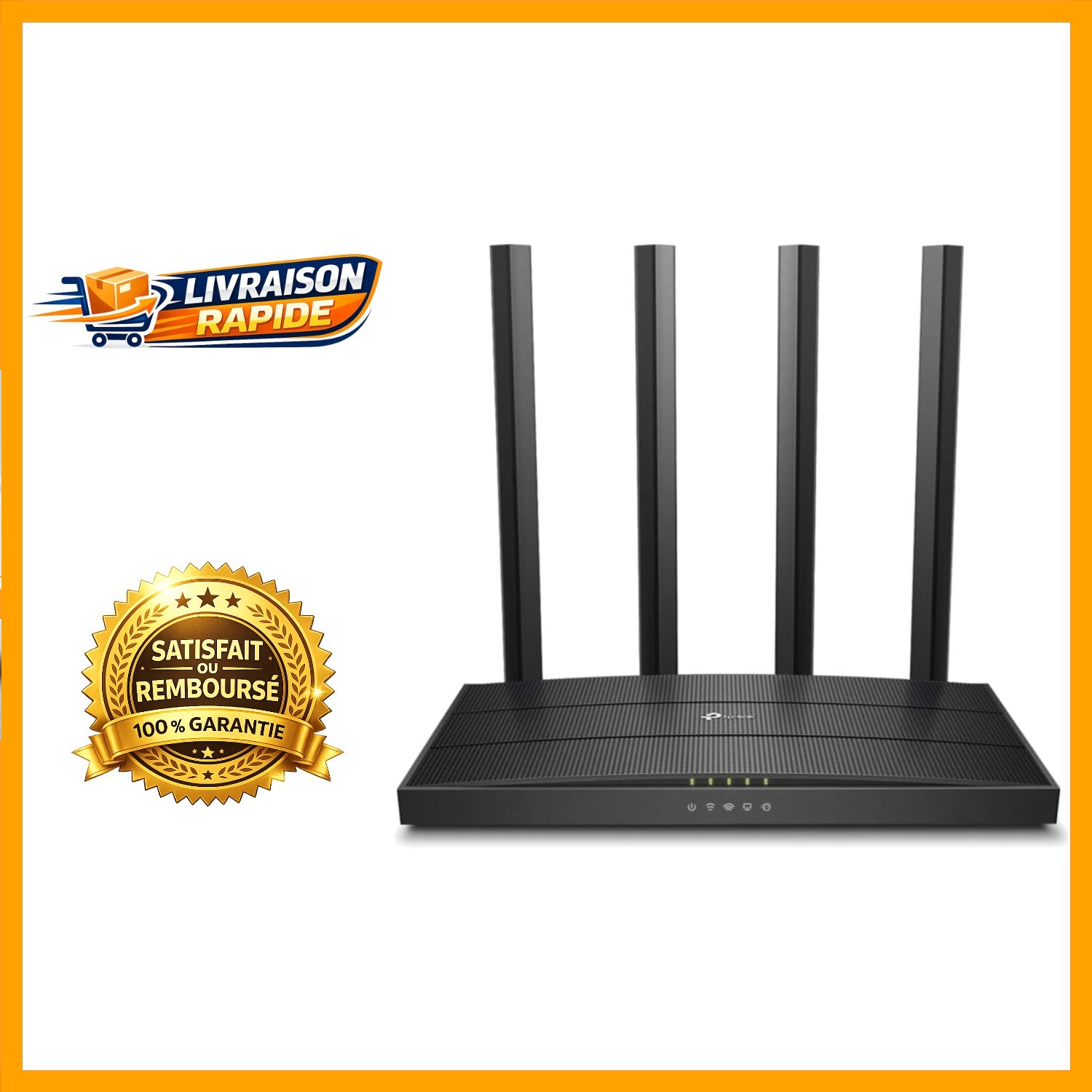 Routeur WiFi Archer C80 TP-Link Bi-Bande 1900Mbps avec 4 ports Gigabit Ethernet