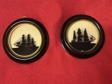 2 ANTIQUE/VINTAGE "THE LIGHTNING" SILHOUETTE C & A RICHARDS BOSTON, MASS. 