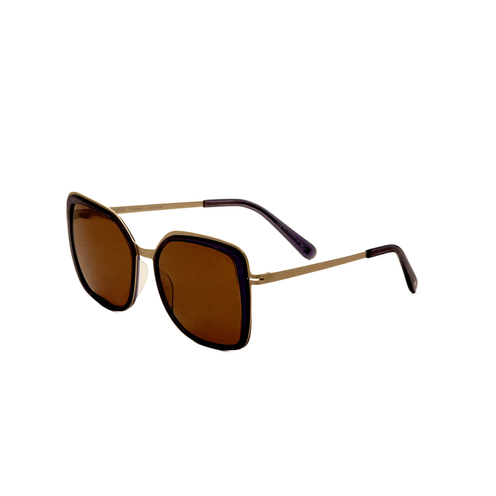 Modo Women's 54mm Brown Polarized Sunglasses MS462SBLGD054