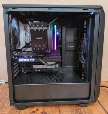 leiser Gaming PC, RTX 3060, Ryzen 5600X, 32GB Ram, ROG STRIX B550-A, 1TB NVMe