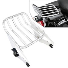 Detachable Two-Up Luggage Rack Fit Harley Road King Street Electra Glide 09-2024