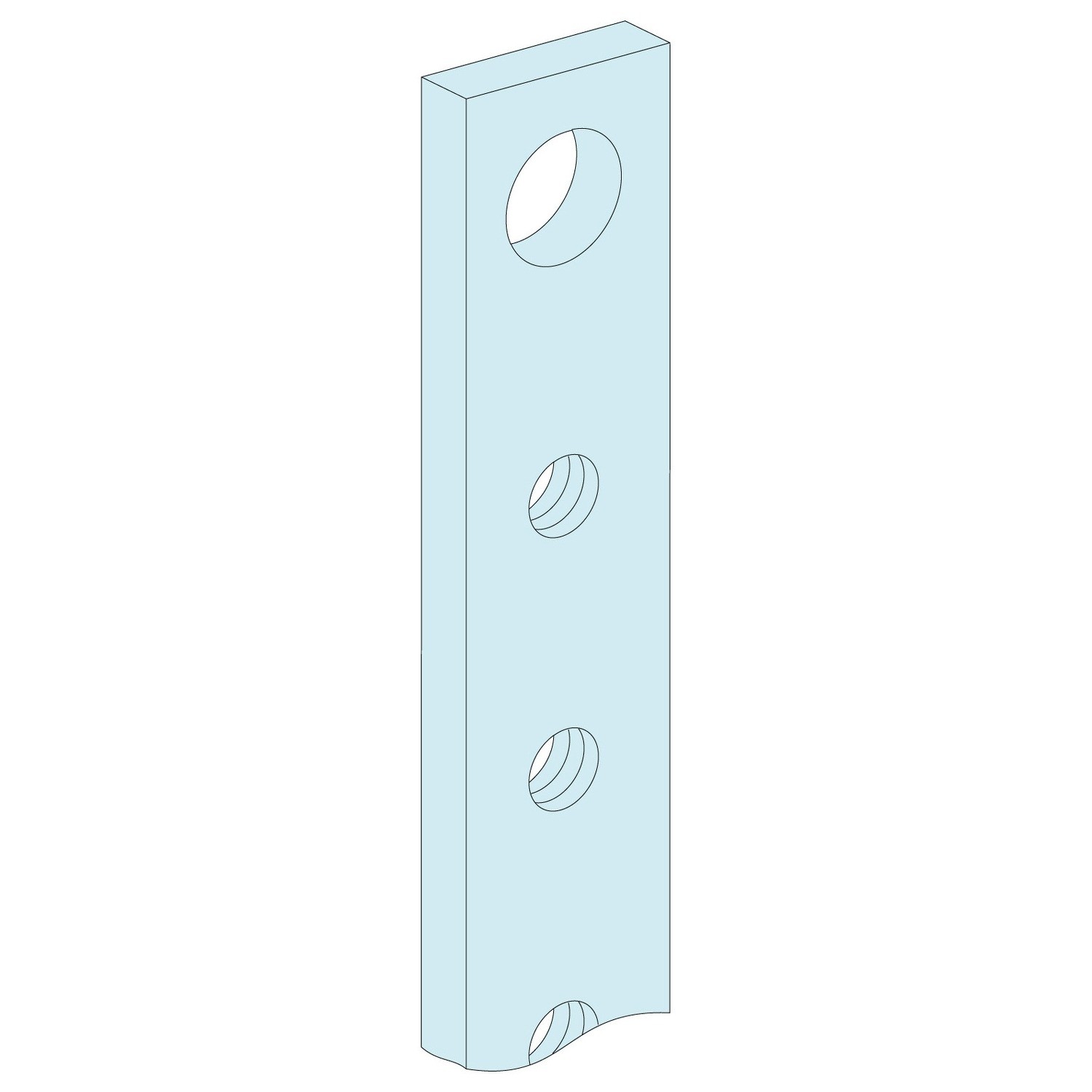 PRISM SET P/G RAIL CU 250A 1400 20X5 LVS04172