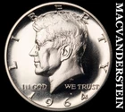 1964 Silver Kennedy Half Dollar - Choice Gem Proof  Lustrous  #J9615