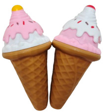 Play Food Ice Cream Cones Switchable Toppings