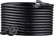 Amazon Basics Extension Cord, 20 Ft, 3 Prong Outlet Extender, Indoor Extension C