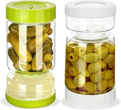 Borosilicate Glass Pickle Jar, 37 oz - 2 Pack