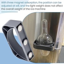 ABS Plastic Magnetic Ice Scoop Holder for Kitchen Counters and Workstations