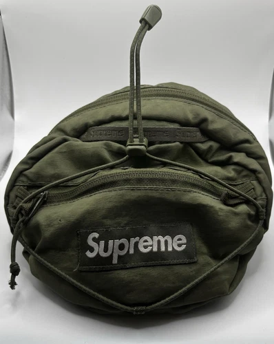 Sac à bandoulière Supreme nylon kaki uni olive