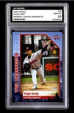 2025 Gage Jump Minor League Rookie Card Midwest Top Prospects Graded 10