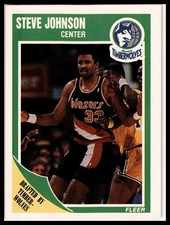 1989-90 Fleer #92 Steve Johnson