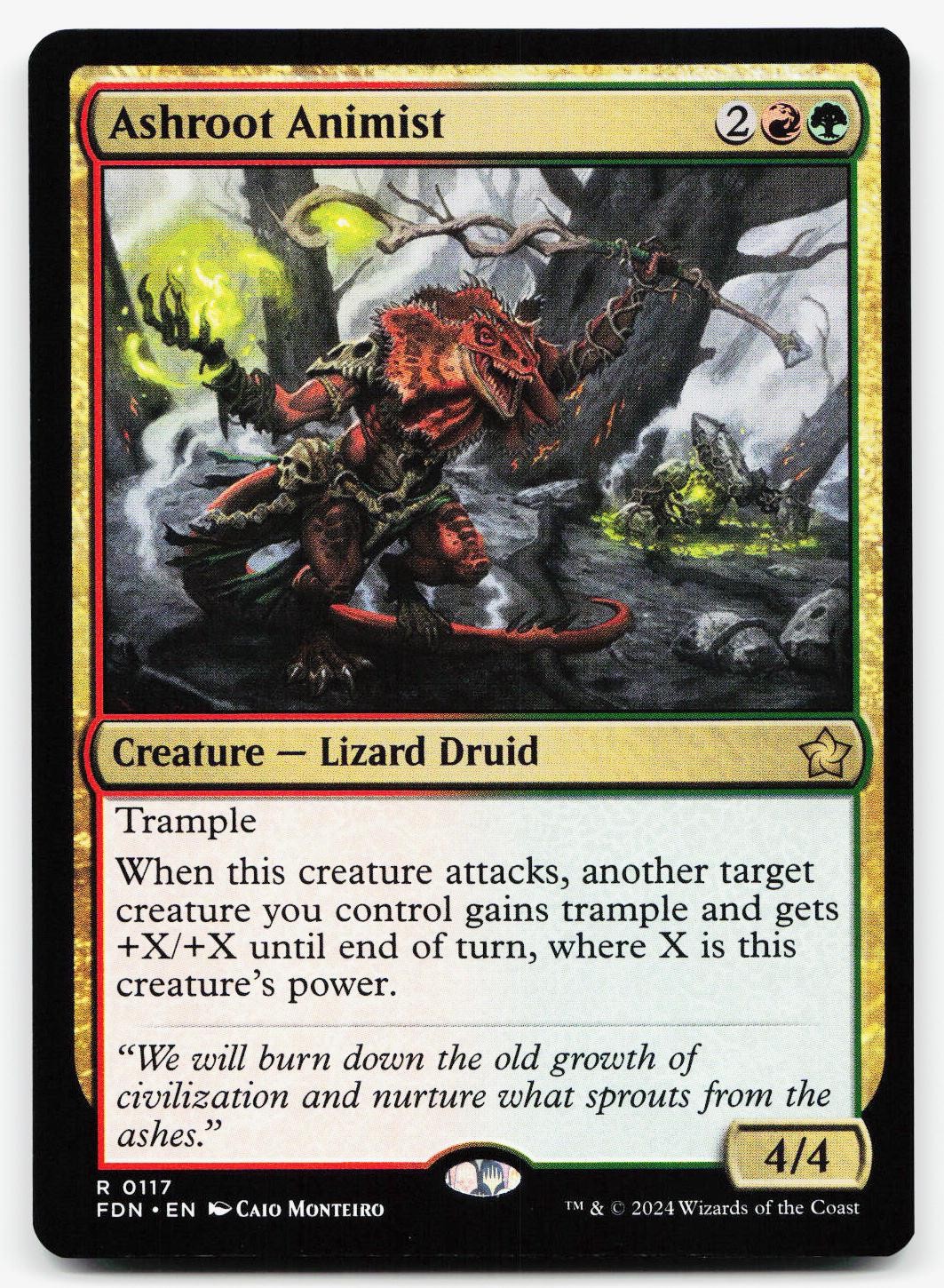 ASHROOT ANIMIST 117 R FOUNDATIONS NM MTG