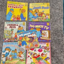 The Berenstain Bears Lot of 7 Vintage Illustrated Paperback Books Ages 4-8