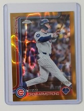 2025 Topps Chrome Update Raywave Ref. Pete Crow-Armstrong Gold 20/50 #USC76