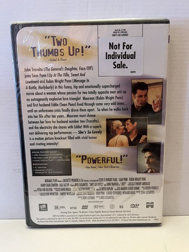 Shes So Lovely (DVD, 2000) Sean Penn, Robin Wright, John Travolta - NEW - Sealed - Picture 2 of 2