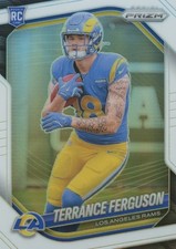 Terrance Ferguson 2025 Prizm White Prizm Rookie RC Los Angeles Rams 24/35