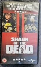 Shaun Of The Dead (2004) VHS Cassette Tape uk PAL - Rare Small Box  condition ex