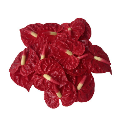 20 PCS Anthurium Clay Flower ( 1.8 inches)  for Jewelry Making, Craft Supplies