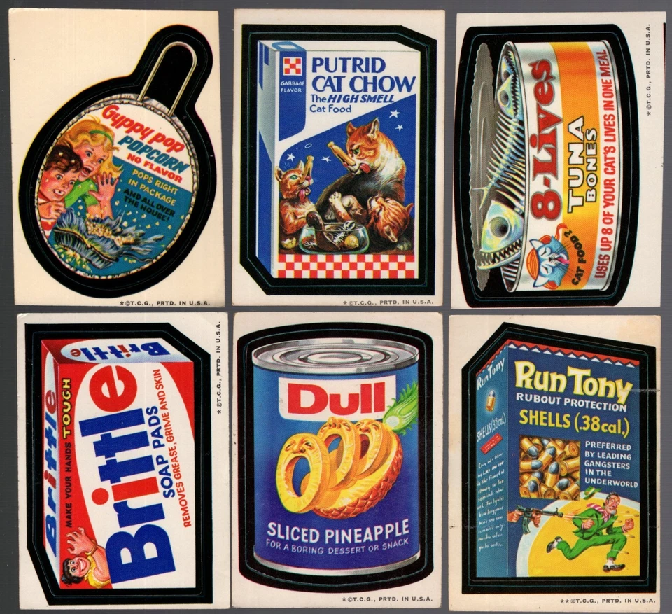 1973 Topps Wacky Packs Series 2 Complete Set 33/33 Packages VG RUN TONY GURGLE - Image 4 of 4