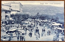 CARTOLINA D' EPOCA-FIUGGI (FR) "PIAZZA DEL MERCATO" NUOVA