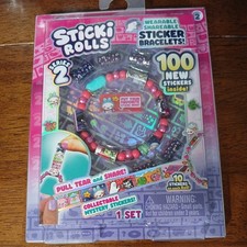 STICKI ROLLS SERIES 2 Wearable Shareable Sticker Bracelet Purple