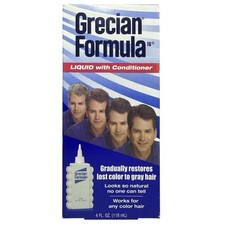 Grecian Formula Liquid with Conditioner Graduallly Restores Color 4 fl oz NEW