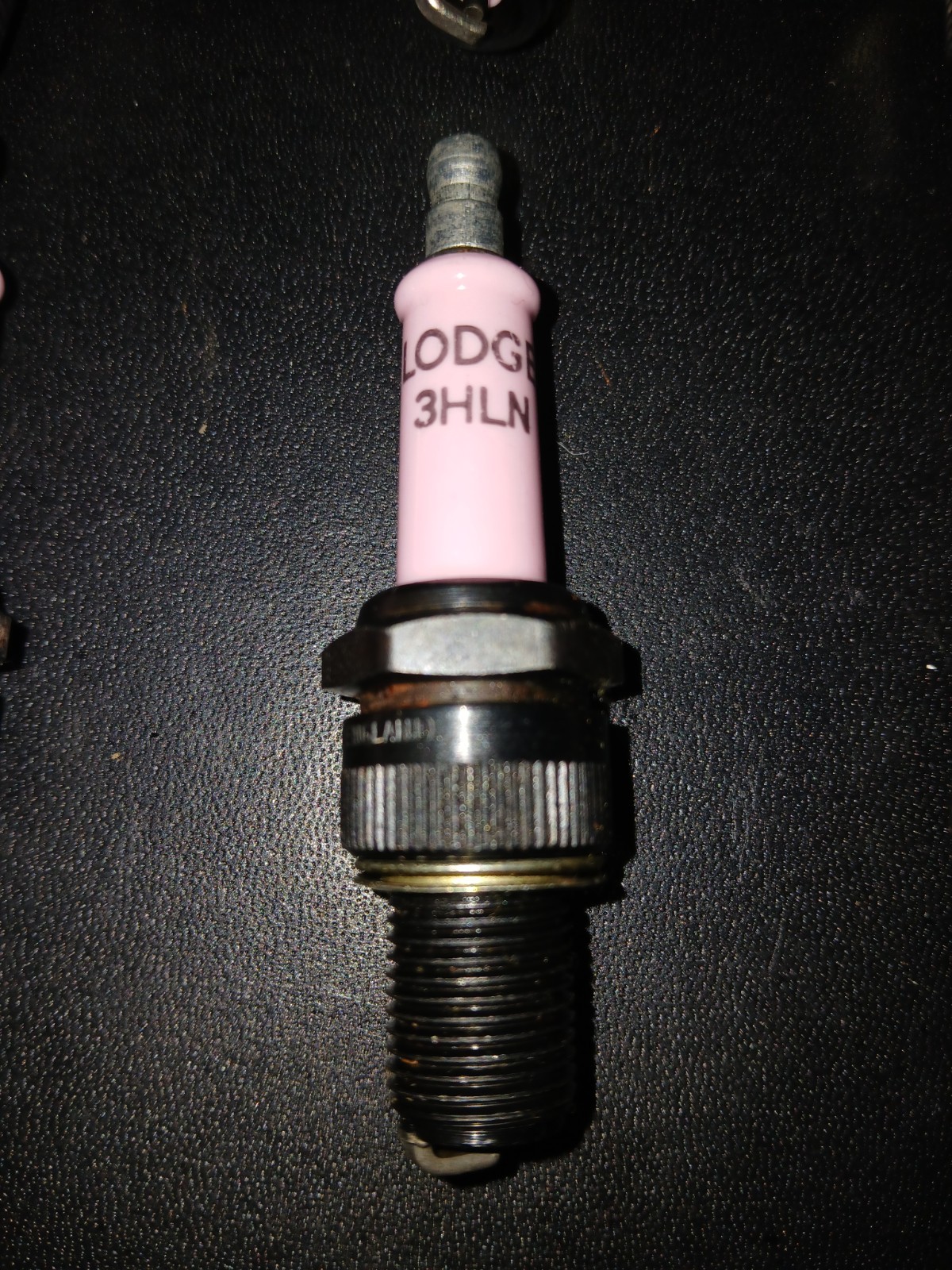 NOS Vintage Lodge 3HLN Spark Plugs - Made in England - Set of 6 - New Old Stock