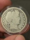 1915 Barber Half Dollar Silver Circulated San Francisco US Coin