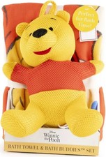 Brand new Disney Winnie the Pooh bath towel and Sponge gift set NWT