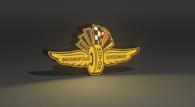   Indianapolis Motor Speedway LED Lightbox Racing Sign