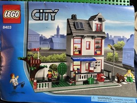 Lego City Set 8403 City House Complete With Manual And Box