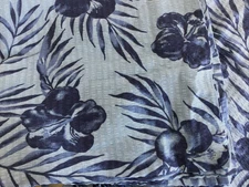 Tommy Bahama Blue Tropical King Duvet Fitted Sheet 2 Pillow Shams 100% Cotton